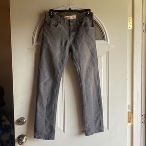 EUC Levi’s size 16 gray/black jeans